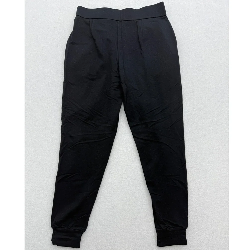 EILEEN FISHER Black Tencel Blend Jogger Pants‎ Womens XS Pleated Comfort Fit